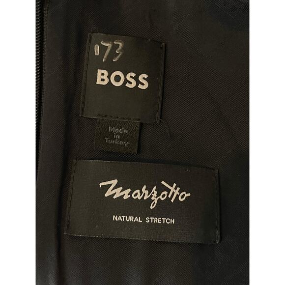 Boss Hugo Boss dress Dironah virgin wool sheath black size 14 - Picture 5 of 6